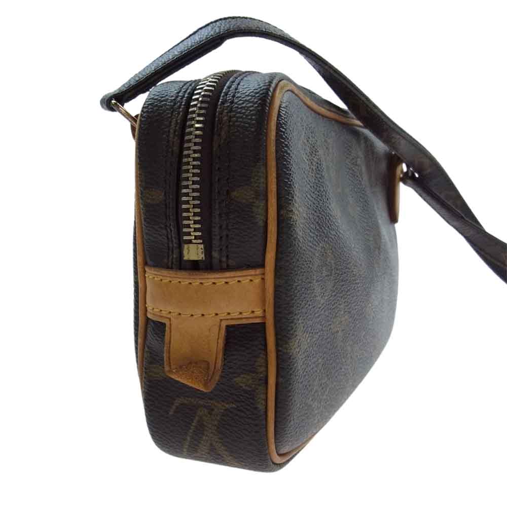 LOUIS VUITTON ルイ・ヴィトン M51828 モノグラム ポシェットマルリー バンドリエール ショルダー バッグ ブラウン系【中古】