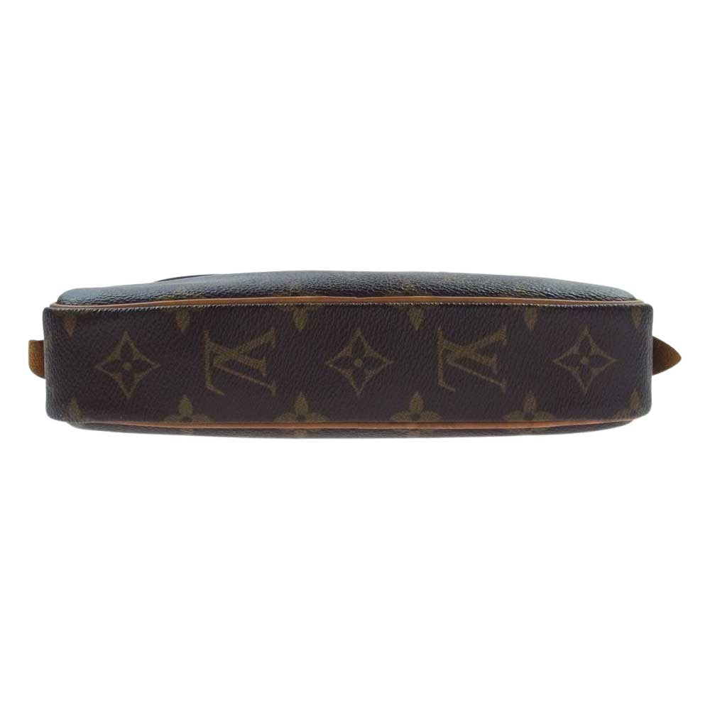 LOUIS VUITTON ルイ・ヴィトン M51828 モノグラム ポシェットマルリー バンドリエール ショルダー バッグ ブラウン系【中古】