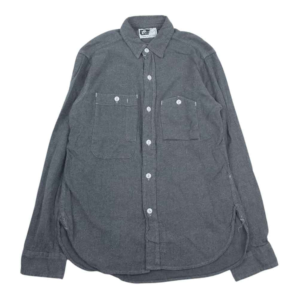 Engineered Garments エンジニアードガーメンツ 山ポケ ガチャポケ ワークシャツ チャコール系 XS【中古】
