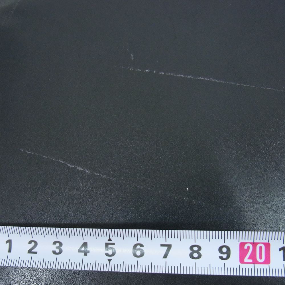 COMME des GARCONS コムデギャルソン ショルダー バッグ タータンチェック レザー ブラック系【中古】