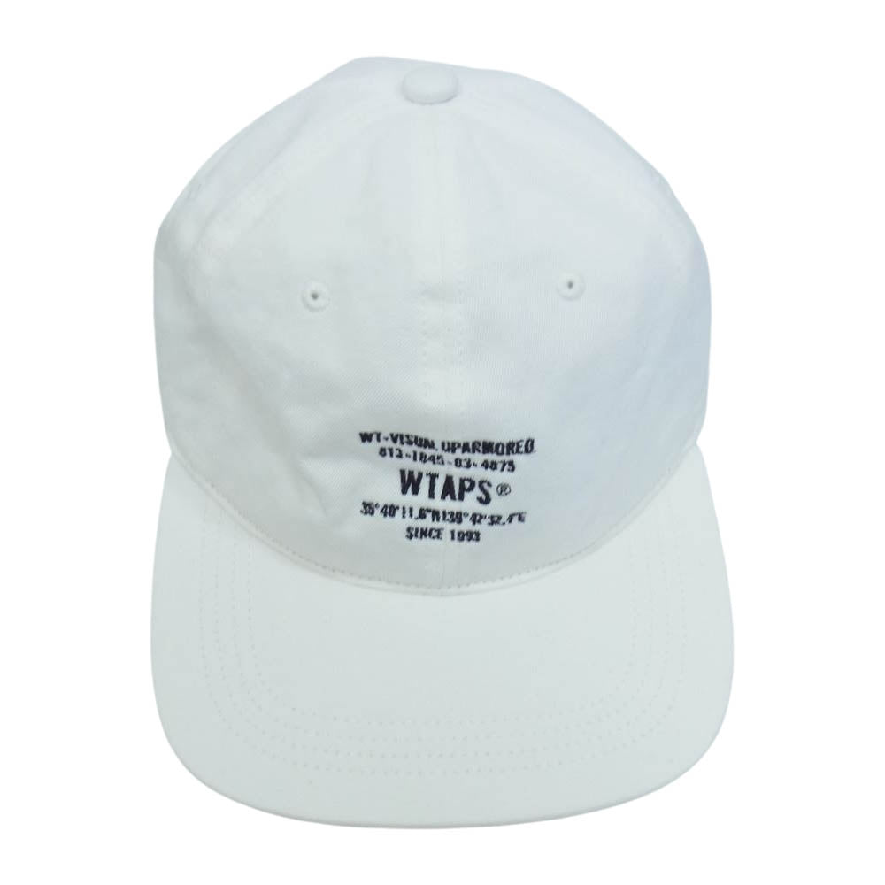 WTAPS ダブルタップス 211HCDT-HT05 T-6H 02 CAP ロゴ キャップ ホワイト系 00【中古】