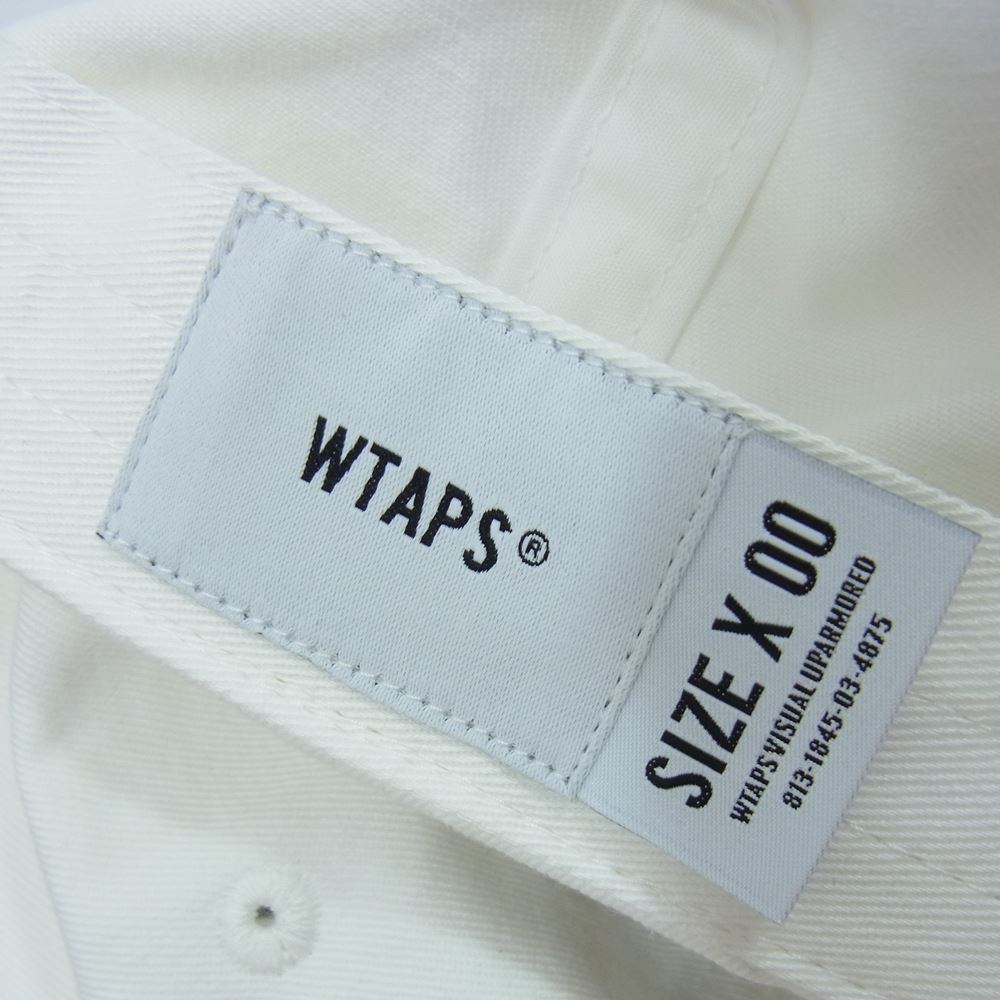WTAPS ダブルタップス 211HCDT-HT05 T-6H 02 CAP ロゴ キャップ ホワイト系 00【中古】
