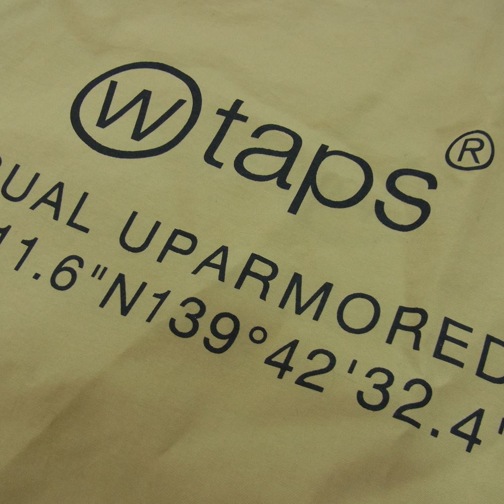 WTAPS ダブルタップス 211TQDT-CG05 CONVENI BAG ナイロン コンビニ バッグ  カーキ系【極上美品】【中古】