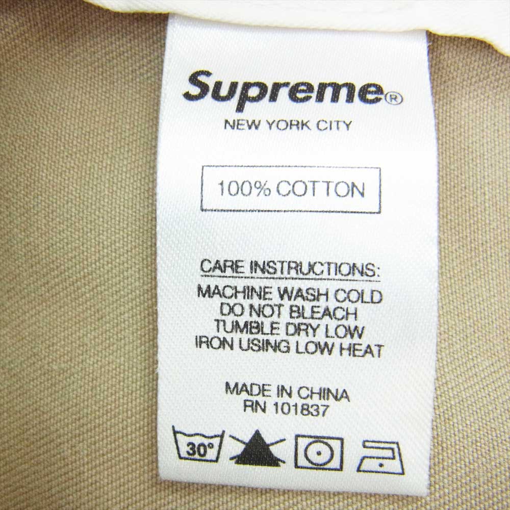 Supreme シュプリーム 18AW Pin Up Chino Pant ガール 刺繍 ピンナップ チノ パンツ  ライトブラウン系 32【中古】