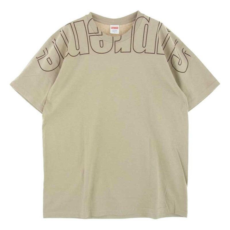 Supreme シュプリーム 22FW Upside Down Tee アップサイド ダウン Tシャツ ライトブラウン系 L【新古品】【未使用】【中古】