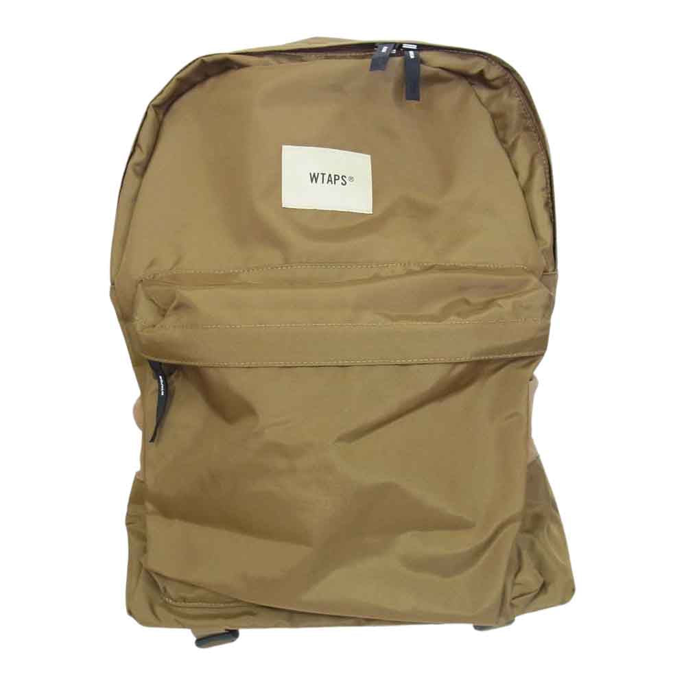 WTAPS ダブルタップス 21AW 212TQDT-CG01 BOOK PACK ロゴ バック パック リュック ブラウン系【新古品】【未使用】【中古】
