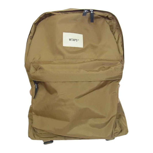 WTAPS ダブルタップス 21AW 212TQDT-CG01 BOOK PACK ロゴ バック パック リュック ブラウン系【新古品】【未使用】【中古】