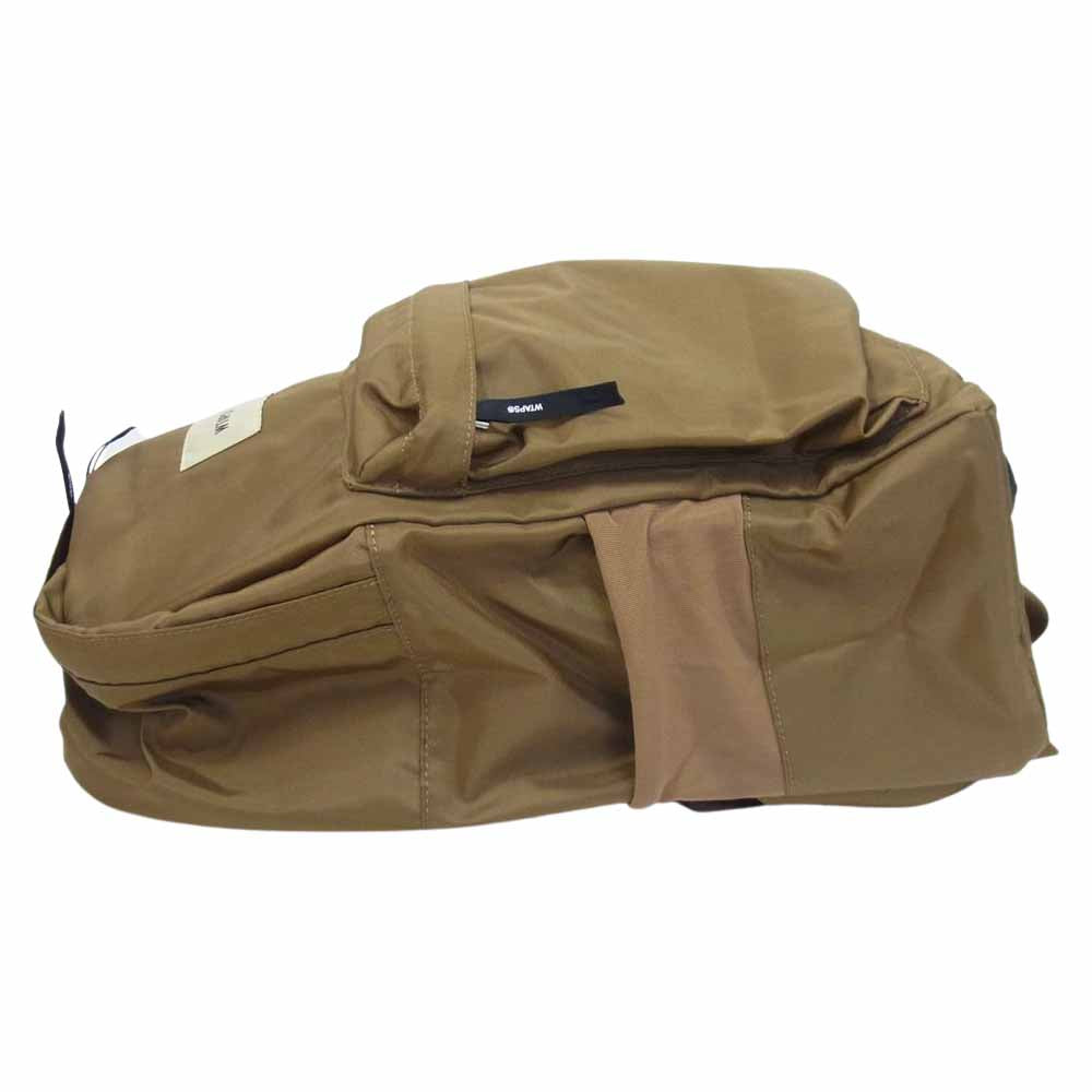 WTAPS ダブルタップス 21AW 212TQDT-CG01 BOOK PACK ロゴ バック パック リュック ブラウン系【新古品】【未使用】【中古】