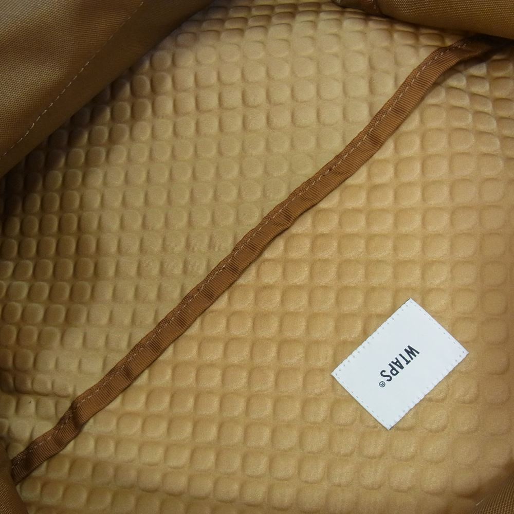 WTAPS ダブルタップス 21AW 212TQDT-CG01 BOOK PACK ロゴ バック パック リュック ブラウン系【新古品】【未使用】【中古】