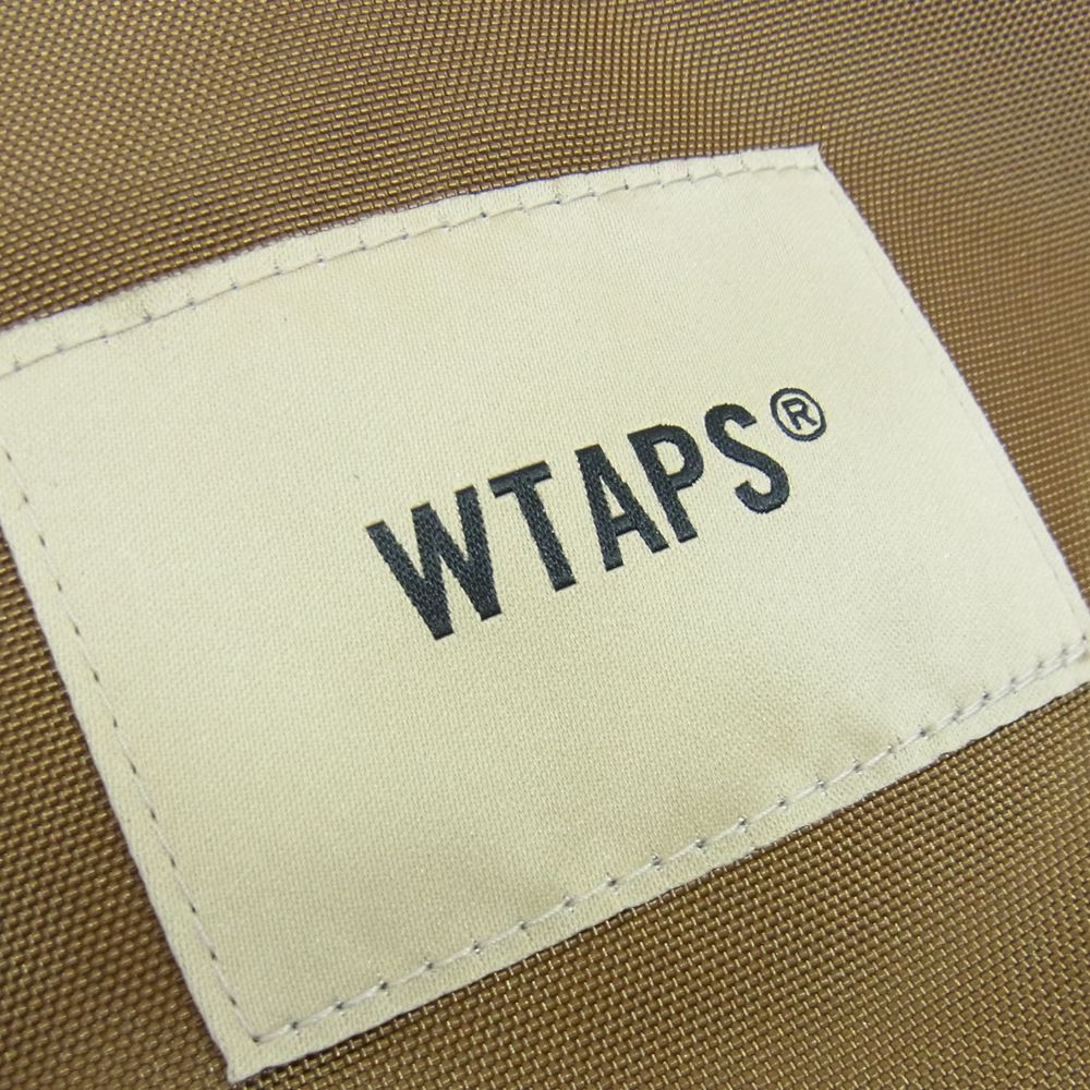 WTAPS ダブルタップス 21AW 212TQDT-CG01 BOOK PACK ロゴ バック パック リュック ブラウン系【新古品】【未使用】【中古】