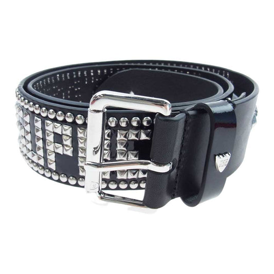 Supreme シュプリーム 23SS HTC 23SS STUDDED BELT スタッズ ベルト BLACK M ブラック系 シルバー系 M【新古品】【未使用】【中古】
