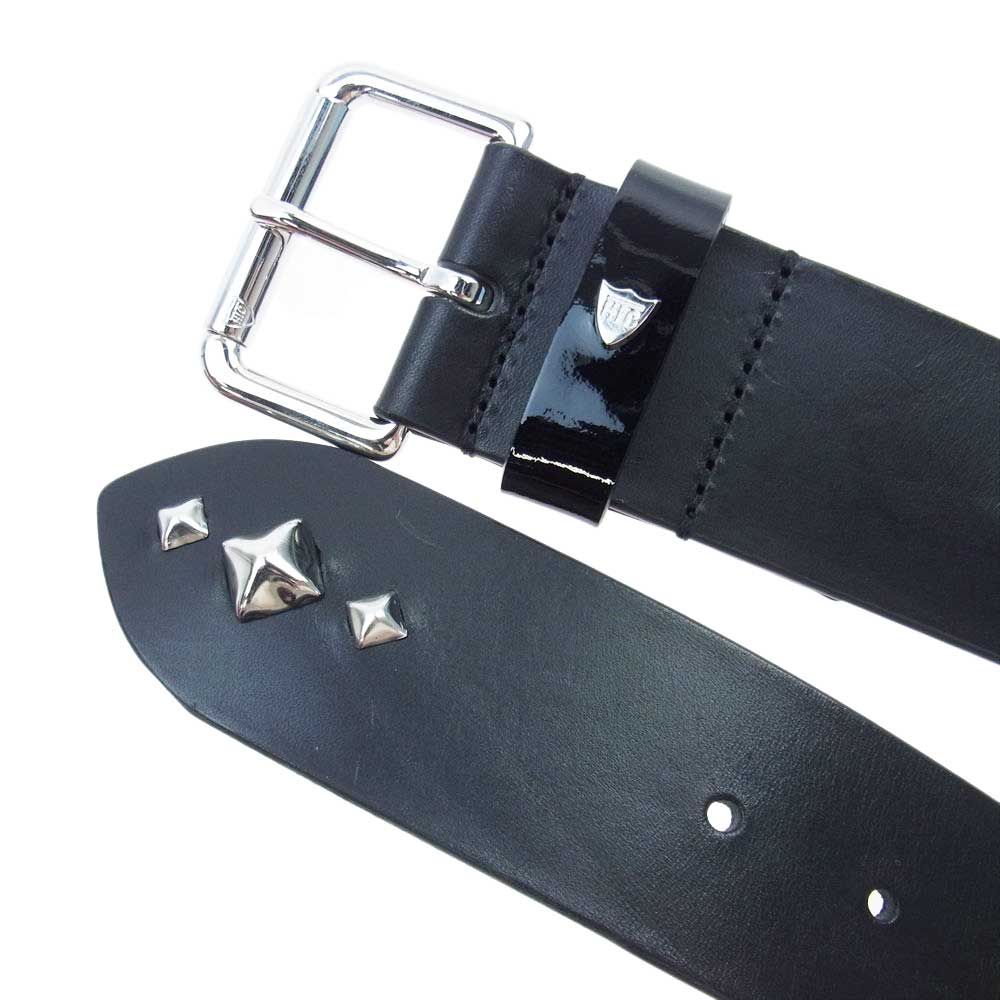 Supreme シュプリーム 23SS HTC 23SS STUDDED BELT スタッズ ベルト BLACK M ブラック系 シルバー系 M【新古品】【未使用】【中古】