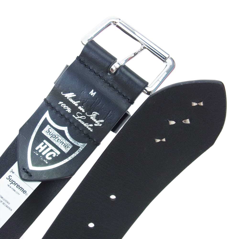 Supreme シュプリーム 23SS HTC 23SS STUDDED BELT スタッズ ベルト BLACK M ブラック系 シルバー系 M【新古品】【未使用】【中古】