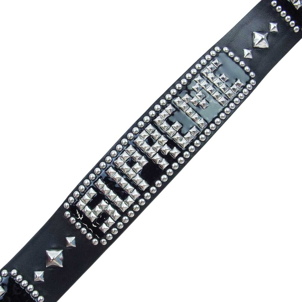 Supreme シュプリーム 23SS HTC 23SS STUDDED BELT スタッズ ベルト BLACK M ブラック系 シルバー系 M【新古品】【未使用】【中古】