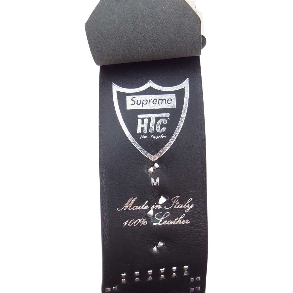 Supreme シュプリーム 23SS HTC 23SS STUDDED スタッズ BELT ベルト COW カウ M ブラック系 ホワイト系 M【新古品】【未使用】【中古】