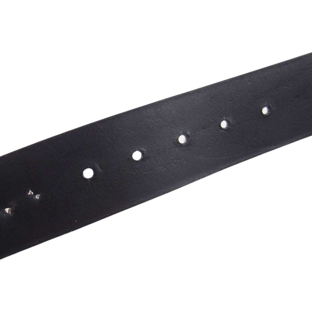 Supreme シュプリーム 23SS HTC 23SS STUDDED スタッズ BELT ベルト COW カウ M ブラック系 ホワイト系 M【新古品】【未使用】【中古】