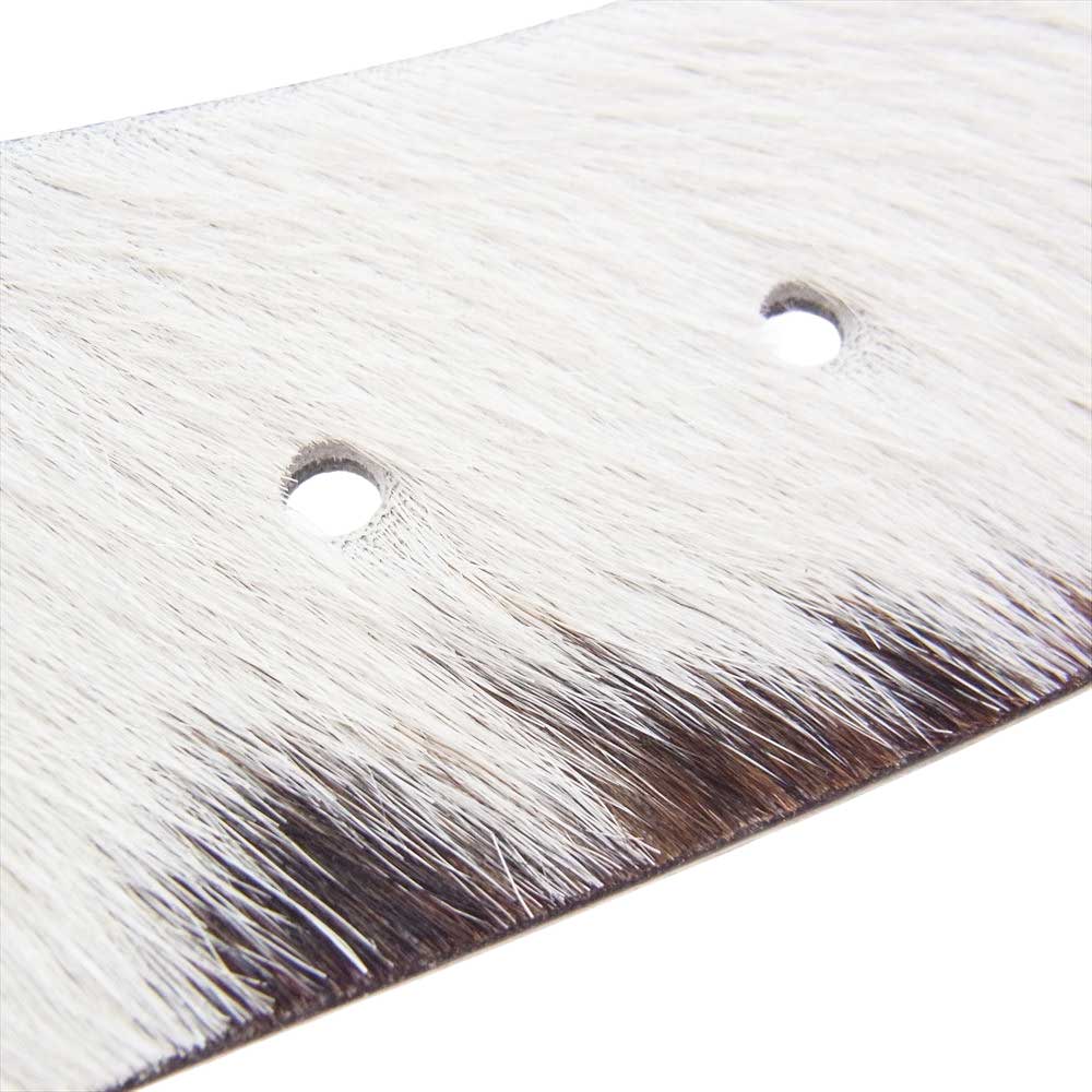 Supreme シュプリーム 23SS HTC 23SS STUDDED スタッズ BELT ベルト COW カウ M ブラック系 ホワイト系 M【新古品】【未使用】【中古】