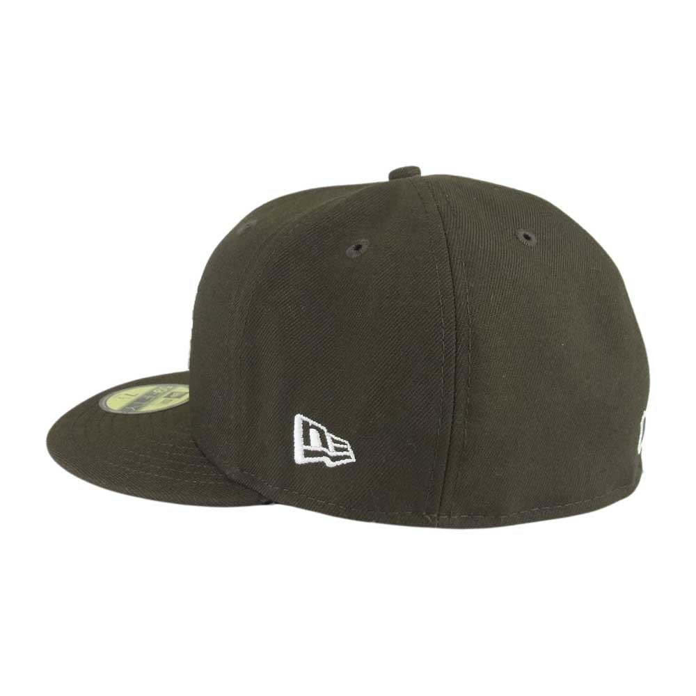 STANDARD CALIFORNIA スタンダードカリフォルニア × NEW ERA ニューエラ スクリプト ロゴ キャップ ブラウン系 59.6㎝【美品】【中古】