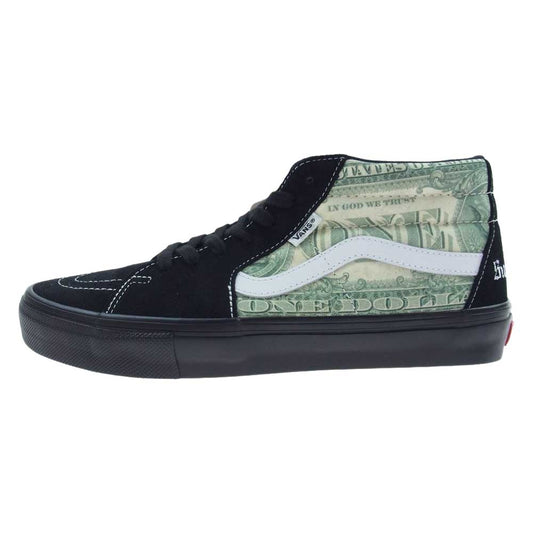 Supreme シュプリーム 23SS × Vans Dollar Skate Grosso Mid バンズ ドル スケート グロッソ ミッド スニーカー ブラック系 28cm【新古品】【未使用】【中古】