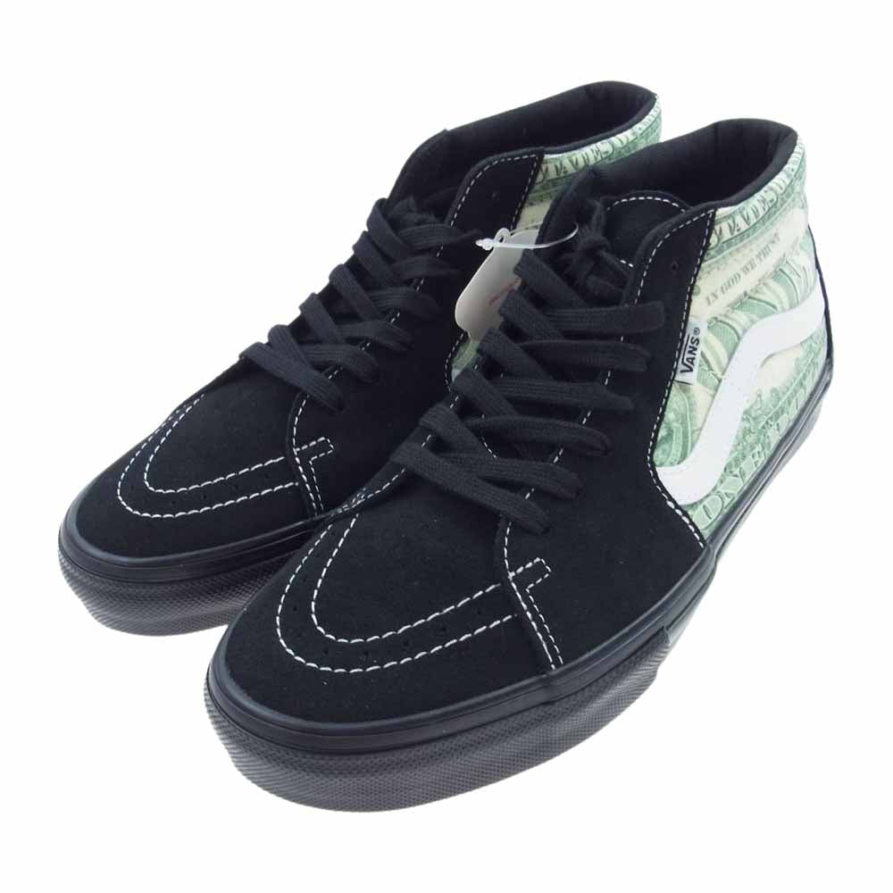 Supreme シュプリーム 23SS × Vans Dollar Skate Grosso Mid バンズ ドル スケート グロッソ ミッド スニーカー ブラック系 28cm【新古品】【未使用】【中古】