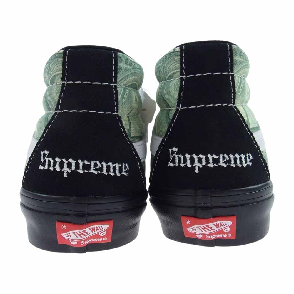 Supreme シュプリーム 23SS × Vans Dollar Skate Grosso Mid バンズ ドル スケート グロッソ ミッド スニーカー ブラック系 28cm【新古品】【未使用】【中古】