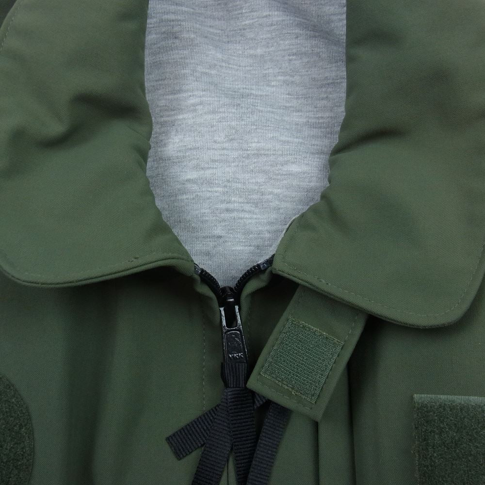 アメリカ軍 米軍 レプリカ CWU-106 フライト ジャケット グリーン カーキ系 M【中古】