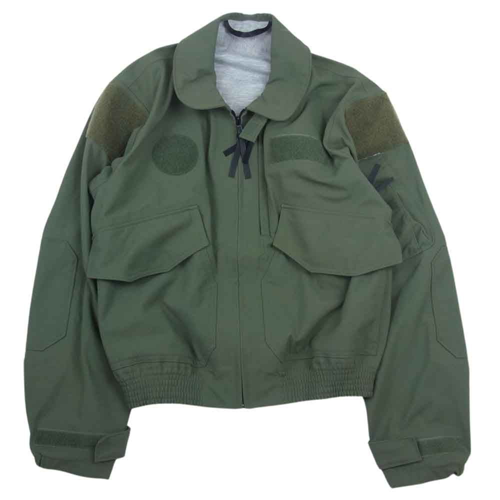 アメリカ軍 米軍 レプリカ CWU-106 フライト ジャケット グリーン カーキ系 M【中古】