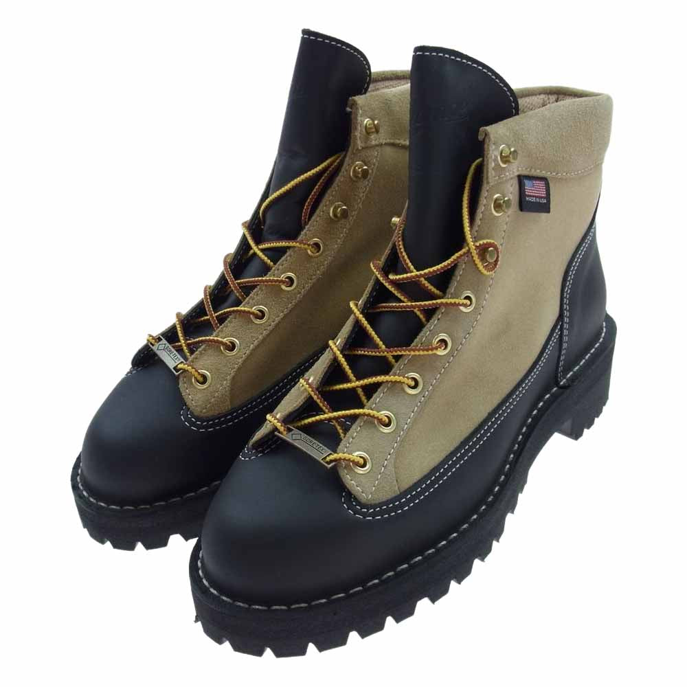 Danner ダナー 30116 DANNER LIGHT NORTHRUP ダナーライト ノースラップ スエード レザー マウンテン ブーツ ブラック系 ベージュ系 US8 EE【新古品】【未使用】【中古】