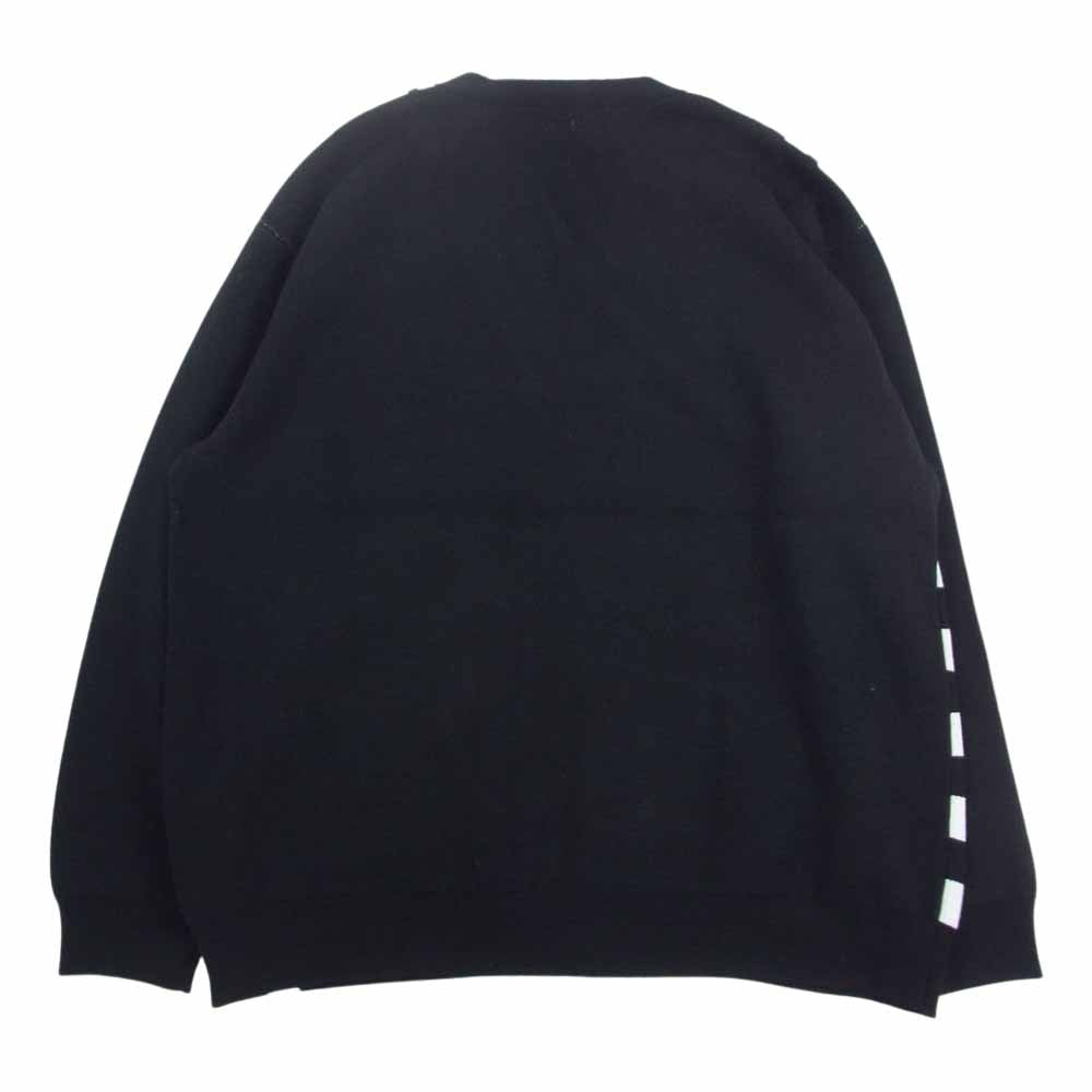 ベドウィン アンド ザ ハートブレイカーズ 23SB3176 L/S JACQUARD CARDIGAN チェック チェッカーボード ジャガード 長袖 カーディガン ブラック系 ホワイト系 3【新古品】【未使用】【中古】