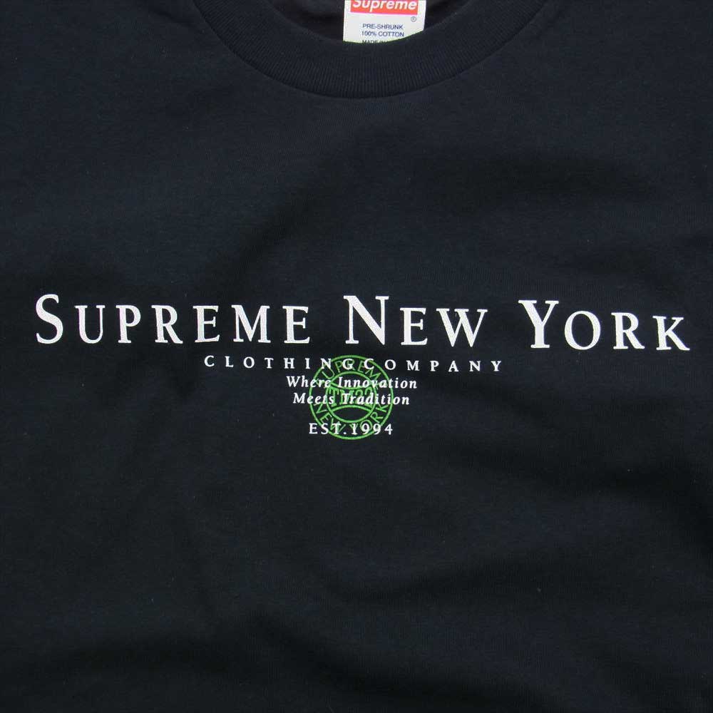 Supreme シュプリーム 22AW Tradition Tee Black ロゴ プリント トラディション Tシャツ ブラック系 M【新古品】【未使用】【中古】