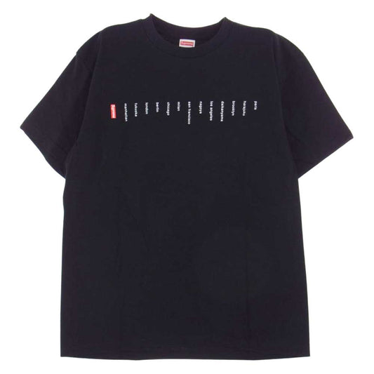 Supreme シュプリーム 23SS Location Tee Black ロケーション Tシャツ ブラック系 M【新古品】【未使用】【中古】