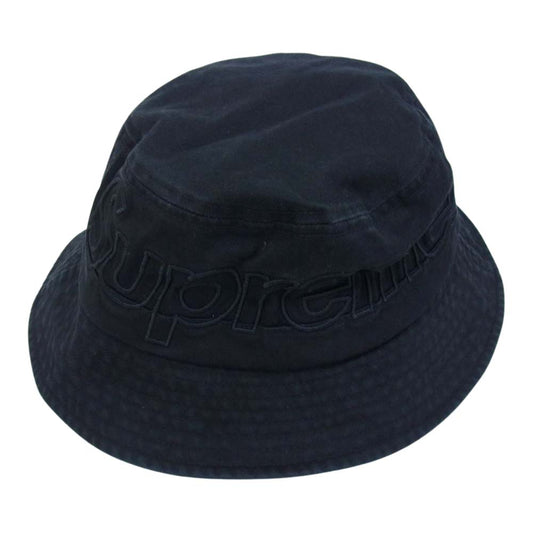 Supreme シュプリーム 23SS Outline Crusher Black アウトライン クラッシャー バケット ハット 帽子 ブラック系 M/L【新古品】【未使用】【中古】