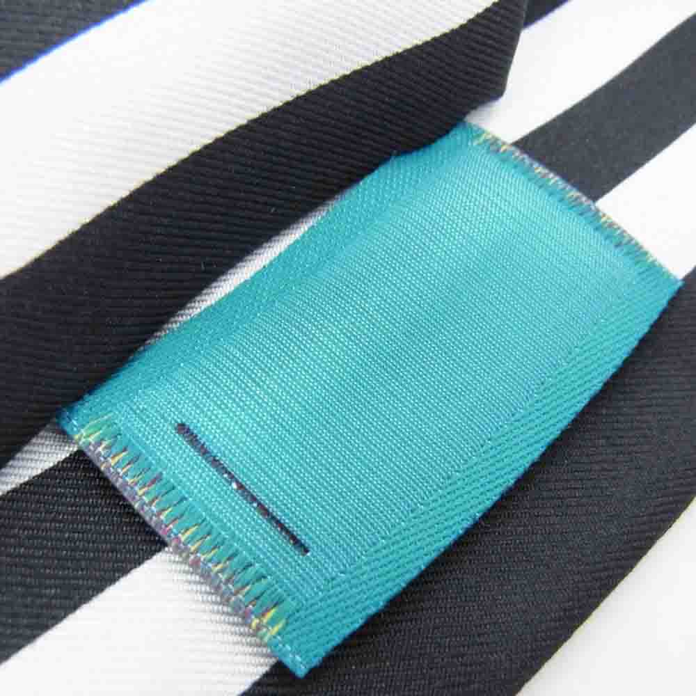 GUCCI グッチ 703568 3G001 × adidas アディダス ロゴ ストライプ シルク ネックボウ ツイリー ブラック系【中古】