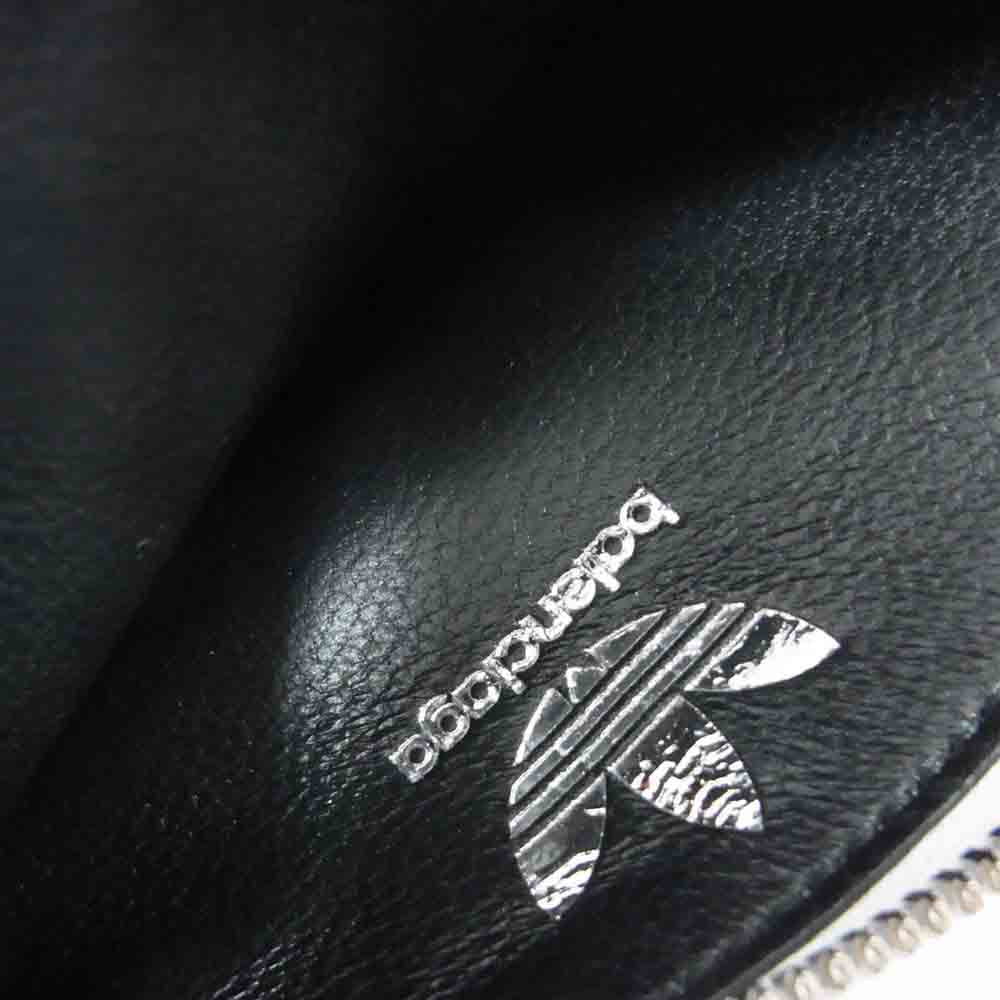 BALENCIAGA バレンシアガ 721896210M6 × adidas アディダス コイン カード ケース 財布 ホワイト系【極上美品】【中古】