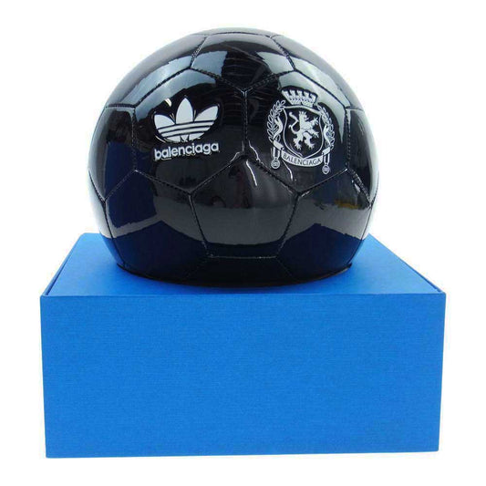 BALENCIAGA バレンシアガ 724729T01311000 × adidas アディダス FOOTBALL フットボール サッカーボール ブラック系【極上美品】【中古】