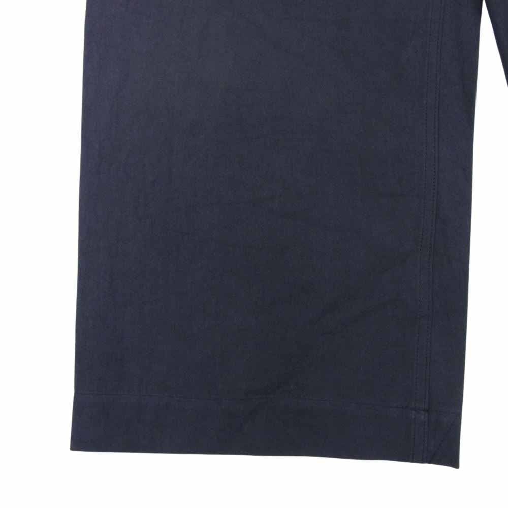 クオン 112PT010600 FANAGE COTTON Wide Pants ワイド パンツ ネイビー系 M【中古】