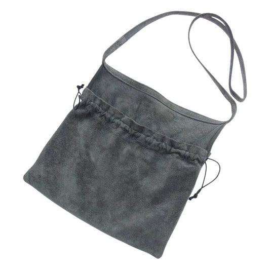 Hender Scheme エンダースキーマ red cross bag クロス レザー ショルダー バッグ グレー系【中古】