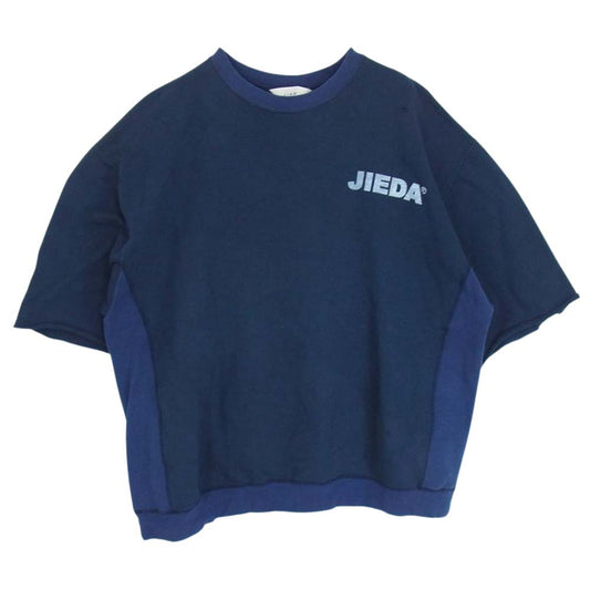 Jieda ジエダ 21SS jie-mt-14 monkey time モンキータイム別注 MT SWT SSL VINTAGE ヴィンテージ 加工 ダメージ ショートスリーブ スウェット 半袖 スウェT ネイビー系 1【中古】