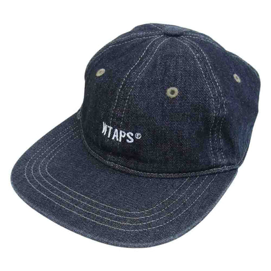 WTAPS ダブルタップス 19AW 192MYDT-HT01 T-6H 02 CAP. COTTON. DENIM デニム キャップ ブラック系 00【中古】