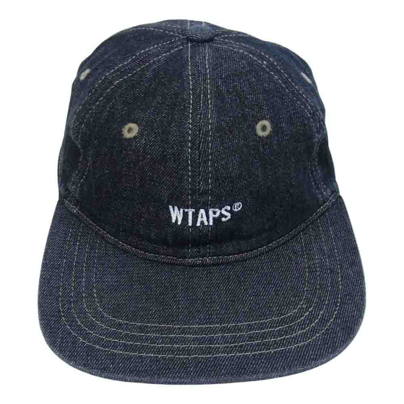 WTAPS ダブルタップス 帽子 19AW 192MYDT-HT01 T-6H 02 CAP. COTTON. DENIM デニム キャップ ブラック系 00