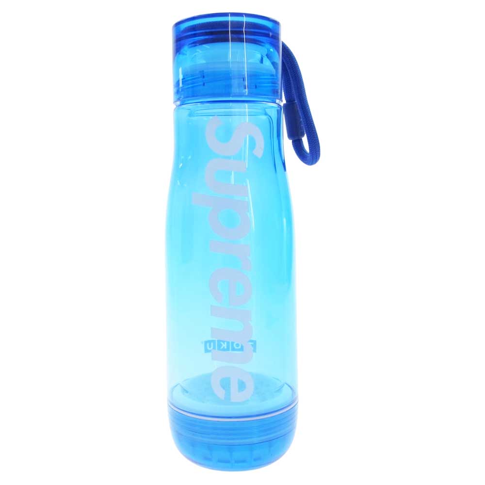 Supreme シュプリーム 21SS × Zoku Glass Core 16 oz. Bottle ゾク グラスコア プロテクト ウォーターボトル 水筒 ブルー系【中古】