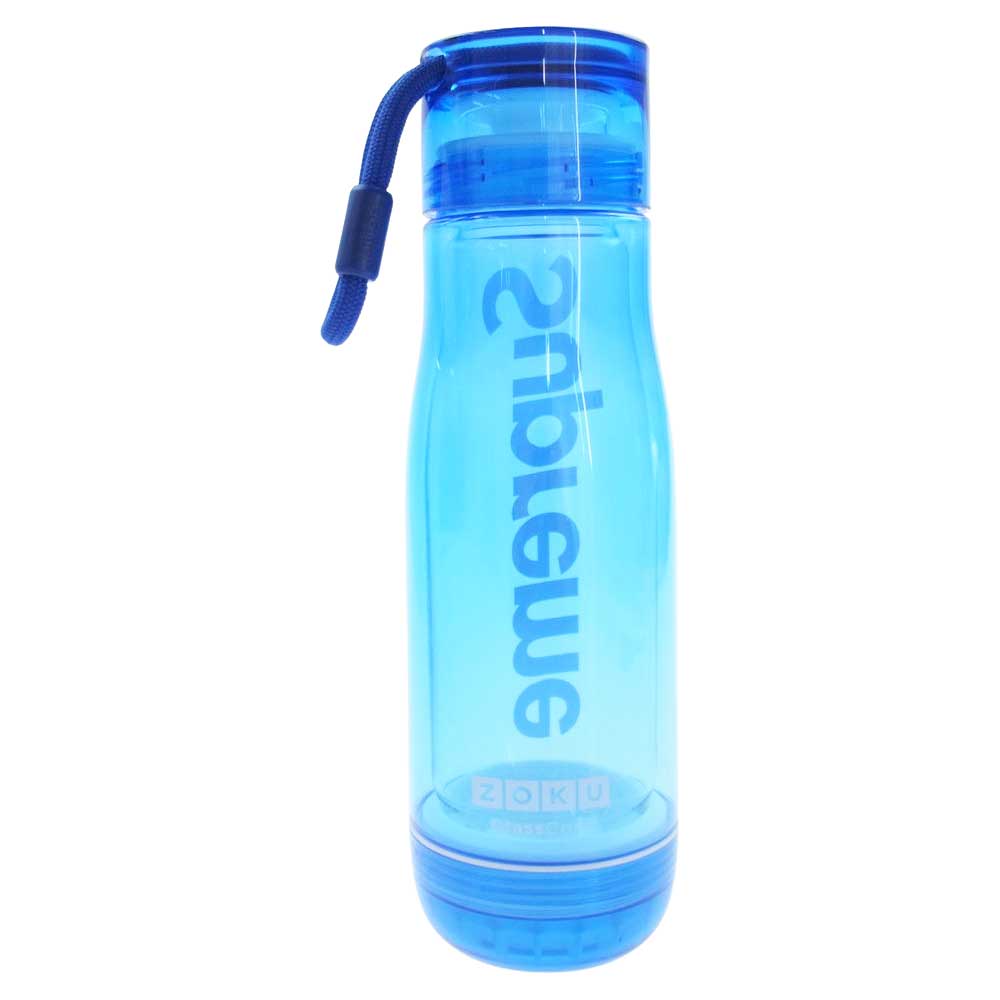 Supreme シュプリーム 21SS × Zoku Glass Core 16 oz. Bottle ゾク グラスコア プロテクト ウォーターボトル 水筒 ブルー系【中古】