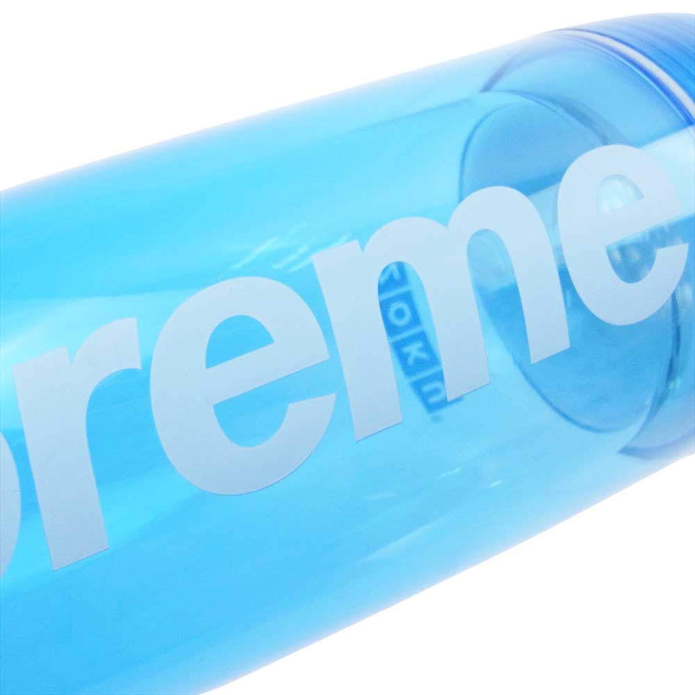 Supreme シュプリーム 21SS × Zoku Glass Core 16 oz. Bottle ゾク グラスコア プロテクト ウォーターボトル 水筒 ブルー系【中古】