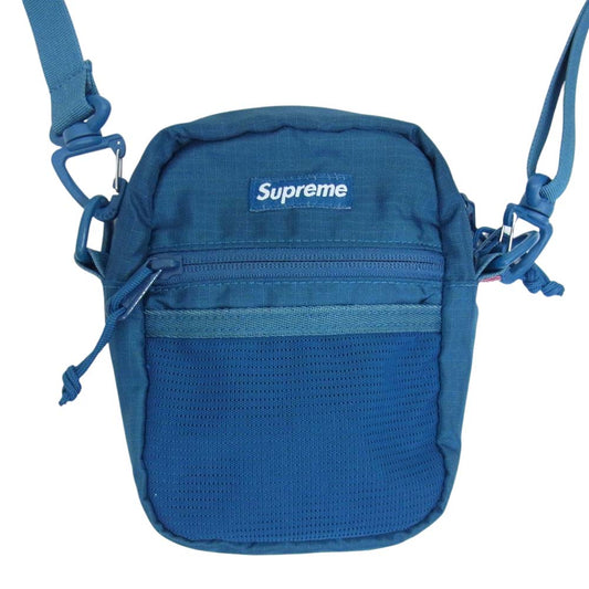 Supreme シュプリーム 17SS Small Shoulder Bag コーデュラ リップストップ ナイロン ショルダー バッグ ブルー系【中古】