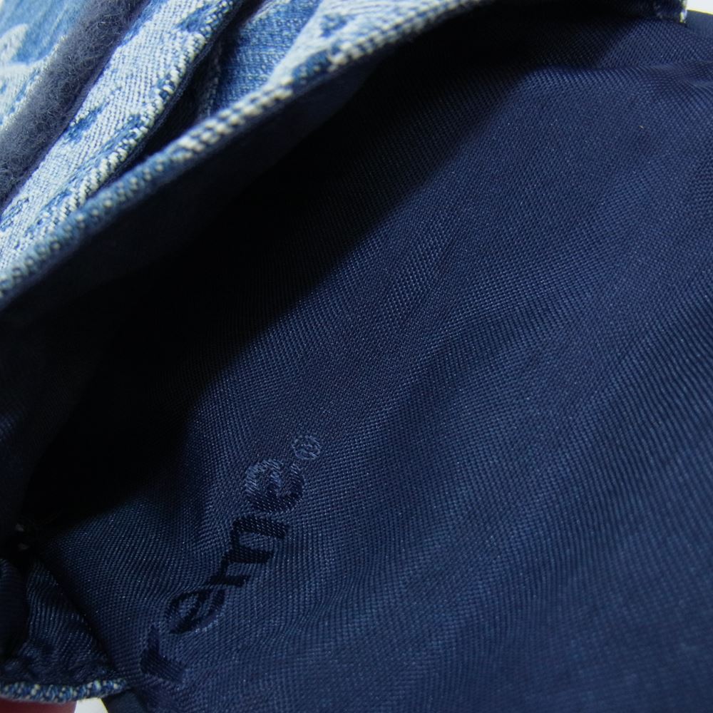 Supreme シュプリーム 22AW Fat Tip Jacquard Denim Neck Pouch ジャガード デニム ポーチ バッグ ブルー系 FREE【極上美品】【中古】