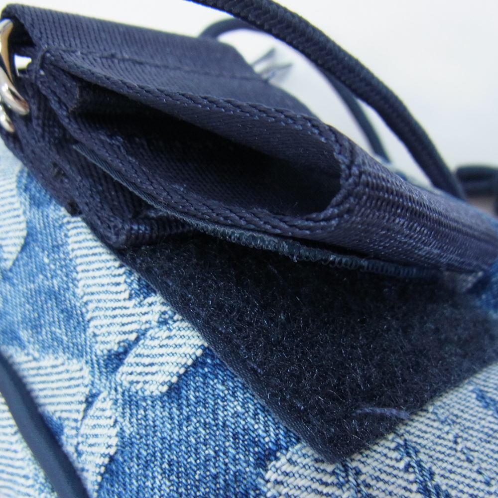 Supreme シュプリーム 22AW Fat Tip Jacquard Denim Neck Pouch ジャガード デニム ポーチ バッグ ブルー系 FREE【極上美品】【中古】