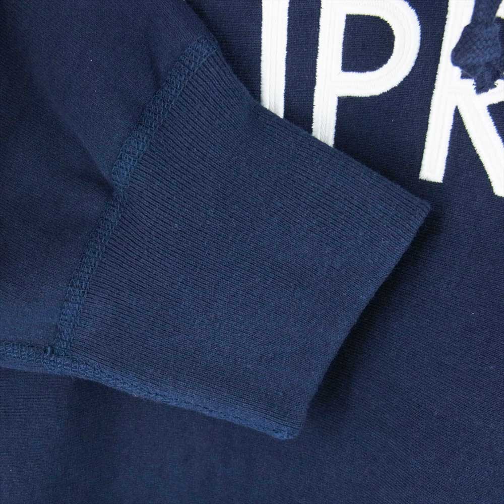 Supreme シュプリーム 22AW  Capital Hooded Sweatshirt キャピタル フーデッド スウェット シャツ パーカー ネイビー系 S【極上美品】【中古】