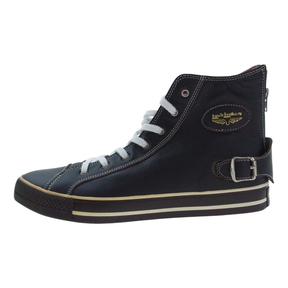 Lewis Leathers ルイスレザー LL54 Mechanic Sneakers メカニック スニーカー ハイカット ブラウン系 44【中古】