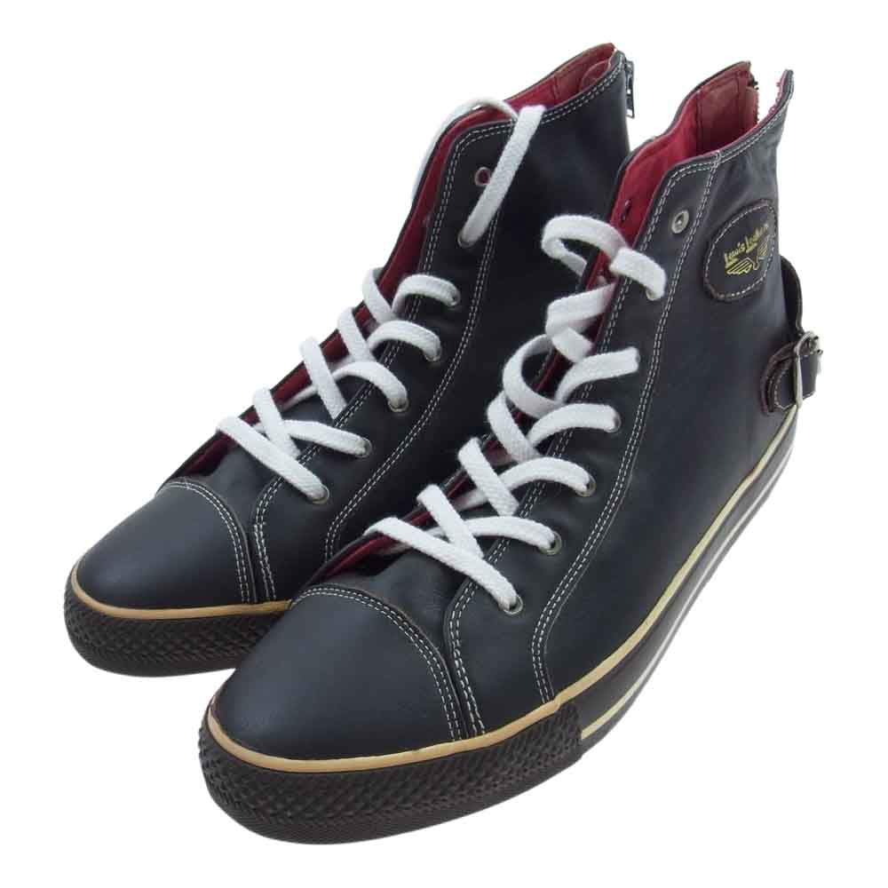 Lewis Leathers ルイスレザー LL54 Mechanic Sneakers メカニック スニーカー ハイカット ブラウン系 44【中古】
