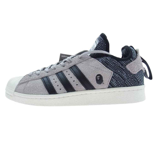 adidas アディダス CG2917 × NEIGHBORHOOD x BAPE SUPERSTAR BOOST NH BAPE スーパースター ブースト ローカット スニーカー アベイシングエイプ ネイバーフッド 26.5cm【新古品】【未使用】【中古】
